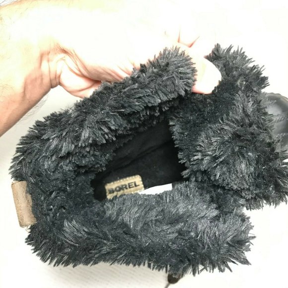 💙💛 Sorel Women's Slimpack Pac Boots Lace Up Leather - Picture 8 of 9